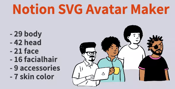 Notion SVG Avatar Maker Nulled + Extended License Free Download