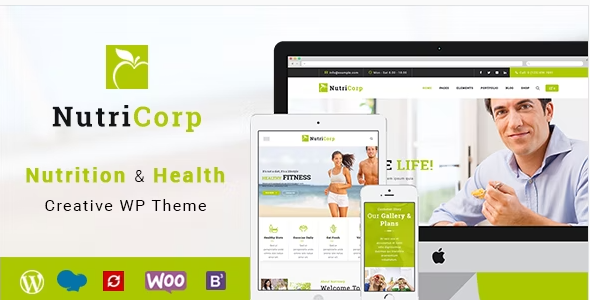 Nutricorp – Nutrition & Health Creative WordPress Theme 3.6
 Nulled + Extended License Free Download