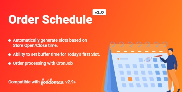 Order Schedule Module for Foodomaa Nulled + Extended License Free Download