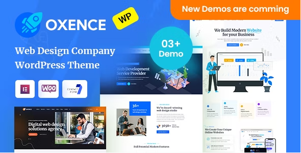 Oxence – Web Design Agency Elementor WordPress Theme 1.2.1
 Nulled + Extended License Free Download