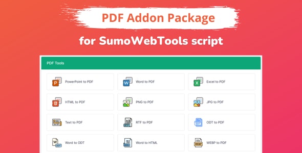 PDF Addon Package for SumoWebTools Nulled + Extended License Free Download