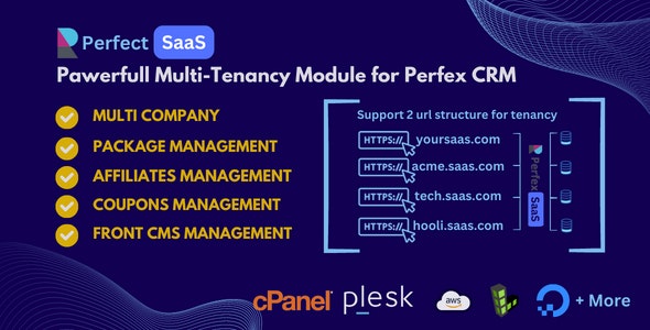 Perfect SaaS – Powerful Multi-Tenancy Module for Perfex CRM Nulled + Extended License Free Download