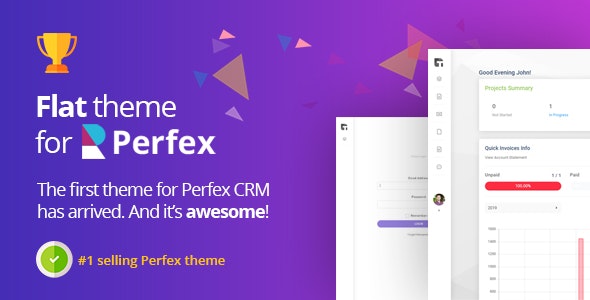 Perfex CRM – Flat theme 1.8 Nulled + Extended License Free Download