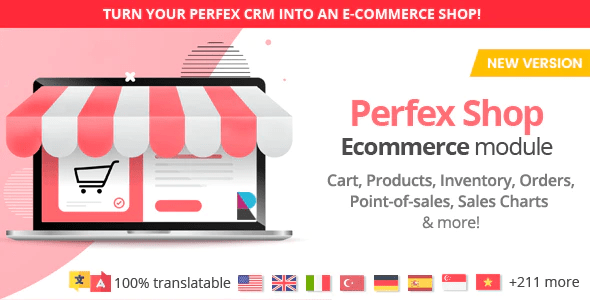 Perfex Shop – eCommerce module to sell Products & Services with POS support and Inventory Management 1.2.4 Nulled + Extended License Free Download