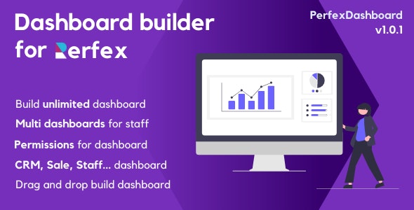 PerfexDashboard – Dashboard builder for PerfexCRM Nulled + Extended License Free Download