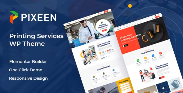 Pixeen – Printing Services Company WordPress Theme 1.0.8
 Nulled + Extended License Free Download