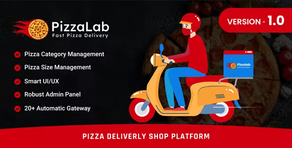PizzaLab – Pizza Delivery Shop Platform Nulled + Extended License Free Download