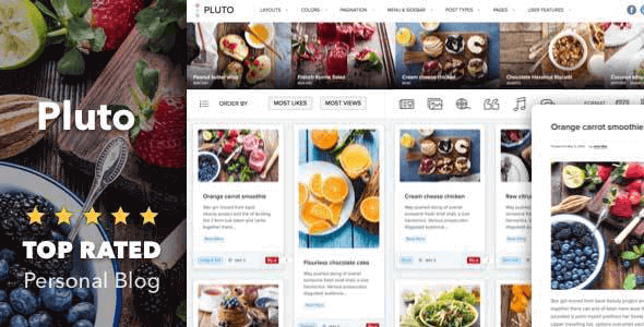 Pluto WordPress Theme 4.4.0 – Clean Personal WordPress Masonry Blog Theme
 Nulled + Extended License Free Download