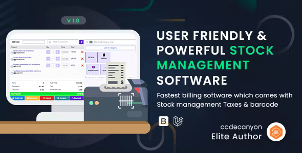 Point of Sale – Billing and Stock Management System 1.3 Nulled + Extended License Free Download