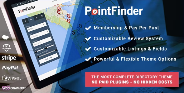 PointFinder – Directory Directory & Listing WordPress Theme 2.2.4
 Nulled + Extended License Free Download