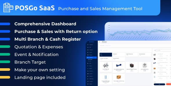 POSGo SaaS – Purchase and Sales Management Tool Nulled + Extended License Free Download