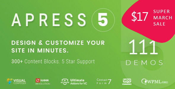 Apress Wordpress Theme - Nulled + Extended License