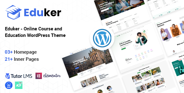 Eduker Wordpress Theme - Nulled + Extended License