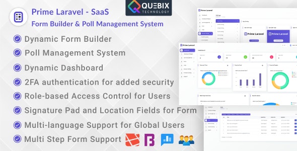 Prime Laravel Saas – Form builder  Poll Management System Nulled + Extended License Free Download