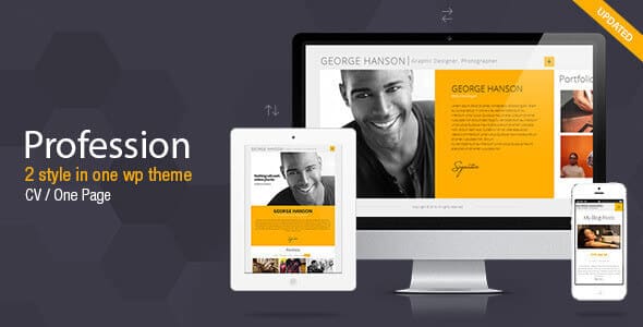 Profession 2.9.4 – One Page CV Resume Theme
 Nulled + Extended License Free Download