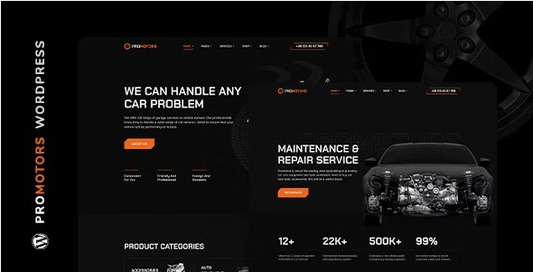 ProMotors – Car Service and Detailing WordPress Theme v1.0.2
 Nulled + Extended License Free Download