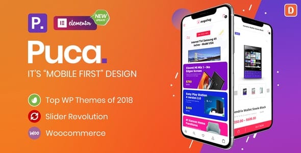 Puca Wordpress Theme - Nulled + Extended License