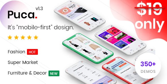 Puca WordPress Theme 2.6.15 – Optimized Mobile WooCommerce Theme
 Nulled + Extended License Free Download