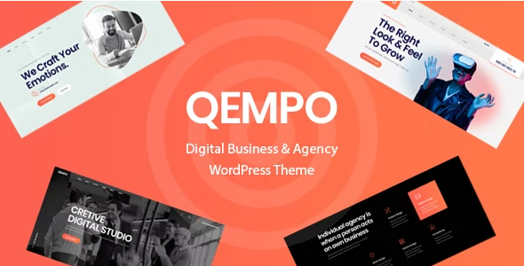 Qempo – Digital Agency Services WordPress Theme 1.2.5
 Nulled + Extended License Free Download