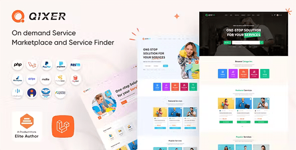 Qixer – Multi-Vendor On demand Handyman Service Marketplace and Service Finder 2.8 Nulled + Extended License Free Download