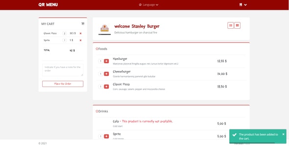 QR Menu – QR Menu Maker for Multi/Single Restaurant & Contactless ordering & For Mobile and Web Nulled + Extended License Free Download