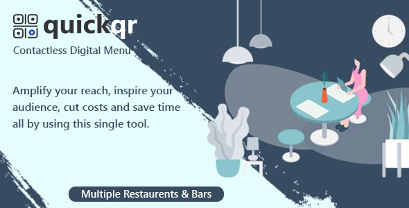 QuickQR – Saas – Contactless Restaurant QR Menu Maker 6.3.7 Nulled + Extended License Free Download
