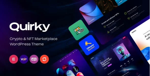 Quirky WordPress Theme 1.1 – NFT, Token & Blockchain WCFM Marketplace Theme
 Nulled + Extended License Free Download