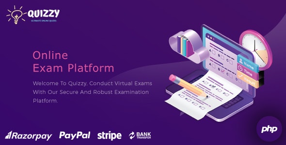 Quizzy: Online Examination Platform 4.4 Nulled + Extended License Free Download