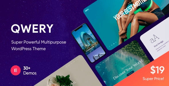 Qwery Wordpress Theme - Nulled + Extended License