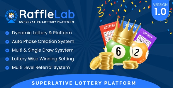 RaffleLab – Superlative Lottery Platform Nulled + Extended License Free Download