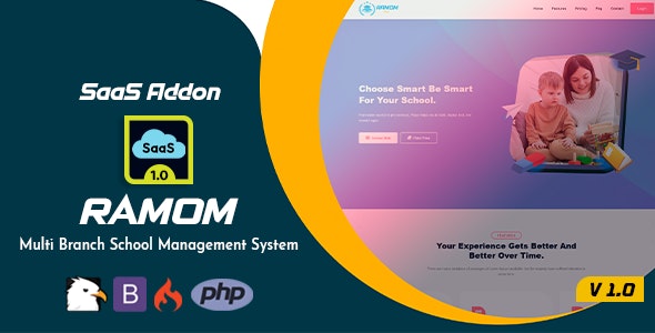 Ramom School Subscription (Saas) Nulled + Extended License Free Download