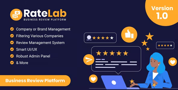 RateLab – Business Review Platform 2.0 Nulled + Extended License Free Download