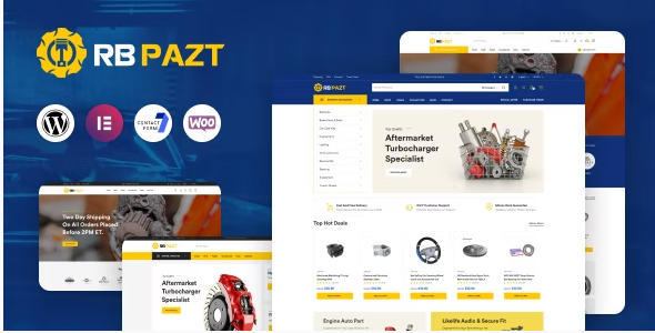 RBpazt – Auto Parts WooCommerce Theme 1.9.2
 Nulled + Extended License Free Download