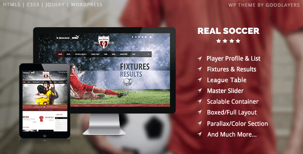 Real Soccer WordPress Theme 2.5.6 – Sport Clubs Responsive WP Theme
 Nulled + Extended License Free Download
