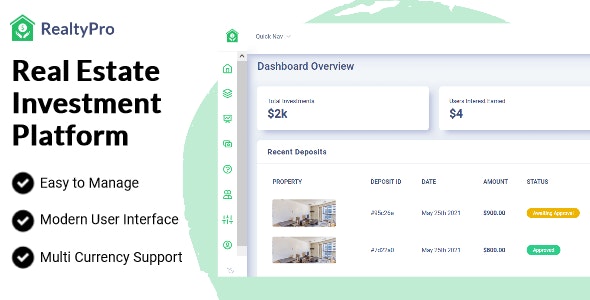 Realty Pro – Real Estate Investment Platform Nulled + Extended License Free Download