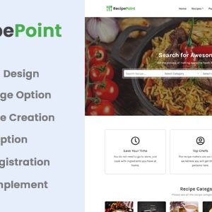 RecipePoint – SaaS Multi Vendor Recipe Platform 1.9 Nulled + Extended License Free Download
