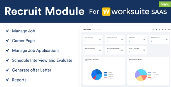 Recruit Module For Worksuite SAAS 2.1.3 Nulled + Extended License Free Download