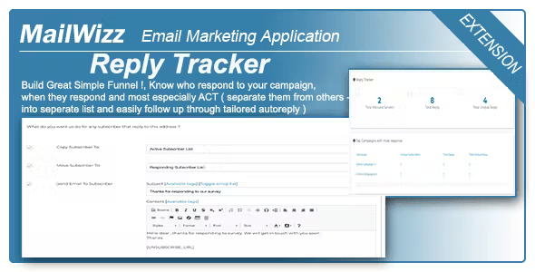 Reply Tracker for MailWizz EMA 2.2.1 Nulled + Extended License Free Download