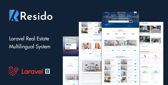 Resido – Laravel Real Estate Multilingual System 3.0 Nulled + Extended License Free Download