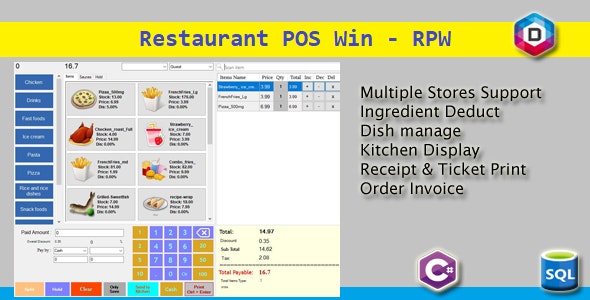 Rest POS Win – Restaurant POS Win – RPW 1.0.3.0 Nulled + Extended License Free Download