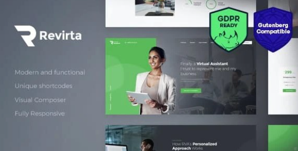 Revirta – Personal Virtual Assistant & Secretary WordPress Theme 1.2.9
 Nulled + Extended License Free Download