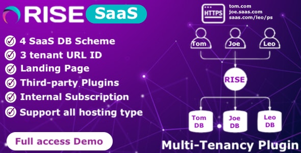 RISE CRM SaaS Plugin – Transform Your RISE CRM into a Powerful Multi-Tenancy Solution Nulled + Extended License Free Download