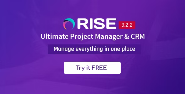 RISE – Ultimate Project Manager CRM 3.5.3 Nulled + Extended License Free Download