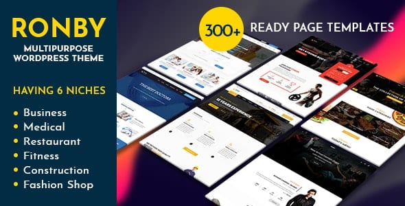 Ronby Wordpress Theme - Nulled + Extended License