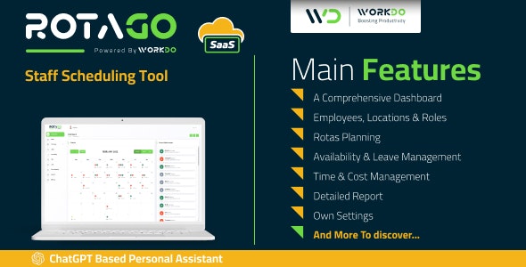 RotaGo SaaS – Staff Scheduling Tool Nulled + Extended License Free Download