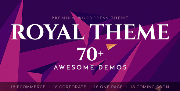 Royal 6.0.1 – Multi-Purpose WordPress Theme
 Nulled + Extended License Free Download