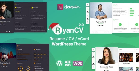 RyanCV – Resume WordPress Theme 3.3.0
 Nulled + Extended License Free Download