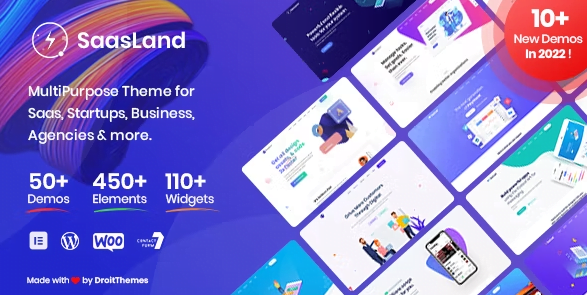 SaasLand MultiPurpose WordPress Theme 3.6.3 – Saas & Startup
 Nulled + Extended License Free Download