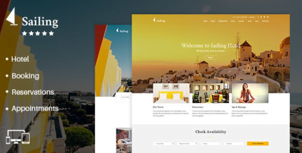 Sailing – Hotel WordPress Theme 4.3.0
 Nulled + Extended License Free Download