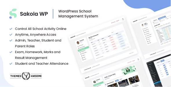 SakolaWP – WordPress School Management System 1.0.0
 Nulled + Extended License Free Download